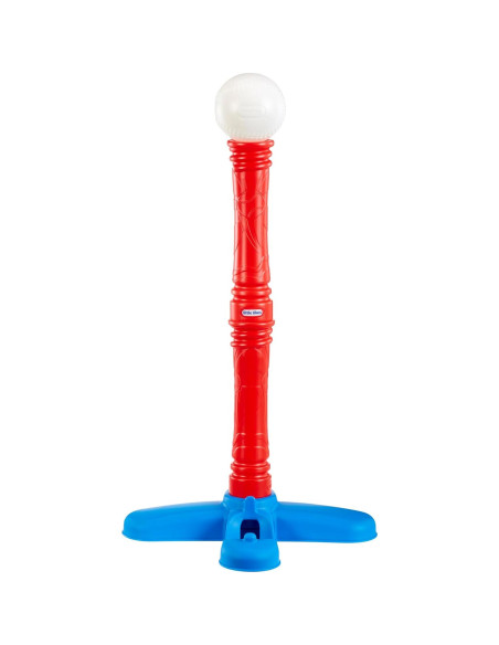 Conjunto T-Ball Little Tikes Rojo 5 Pelotas Ajustable