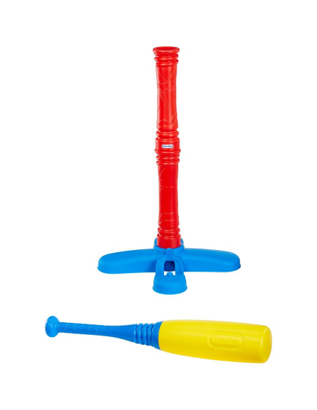 Conjunto T-Ball Little Tikes Rojo 5 Pelotas Ajustable