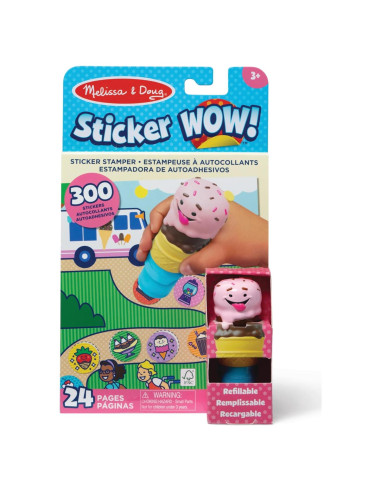 Bloc de Actividades Melissa & Doug Helado 24 Páginas 300 Stickers