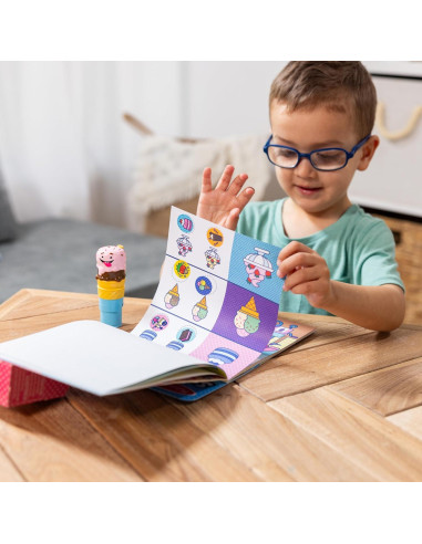 Bloc de Actividades Melissa & Doug Helado 24 Páginas 300 Stickers