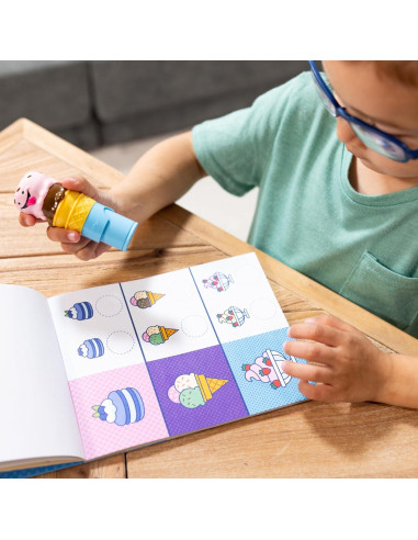 Bloc de Actividades Melissa & Doug Helado 24 Páginas 300 Stickers