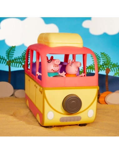 Campervan Peppa Pig Visita Australia con 8 Figuras