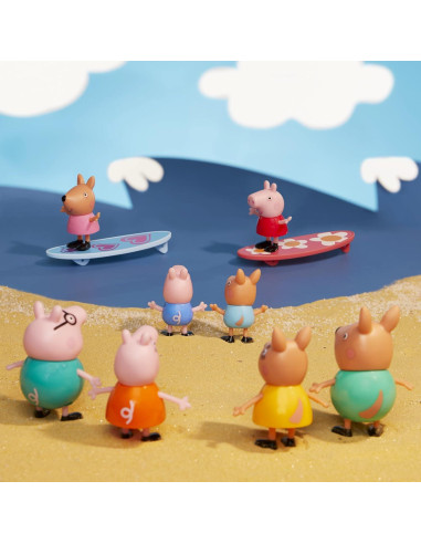 Campervan Peppa Pig Visita Australia con 8 Figuras