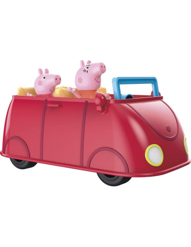 Coche Rojo Peppa Pig con Sonido y 2 Figuras - Juguete