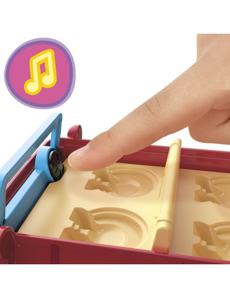 Coche Rojo Peppa Pig con Sonido y 2 Figuras - Juguete