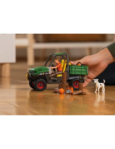 Figurita Schleich Granjero Paul en el Bosque 28.1x11x22.9cm