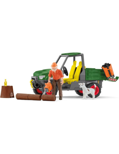 Figurita Schleich Granjero Paul en el Bosque 28.1x11x22.9cm