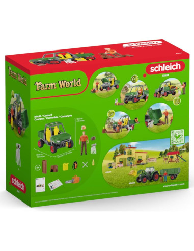 Figurita Schleich Granjero Paul en el Bosque 28.1x11x22.9cm