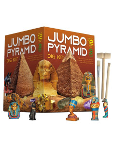 Kit de Excavación Pirámides Egipcias XX 12 Piezas Educativo