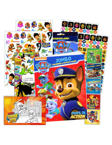 Conjunto de Actividades PAW Patrol - Libro y Stickers