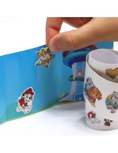 Pegatinas Paw Patrol Tara Toys con Escena de Juego