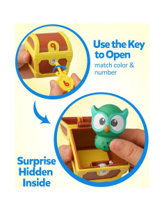 Juguete Educativo Coogam Caza del Tesoro con Títeres de Dedo 2