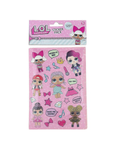 Pegatinas L.O.L SURPRISE 12 Hojas Decorativas