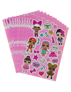 Pegatinas L.O.L SURPRISE 12 Hojas Decorativas 2