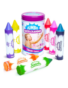 Crayones de Baño Jumbo Tub Works 7 Colores No Tóxicos