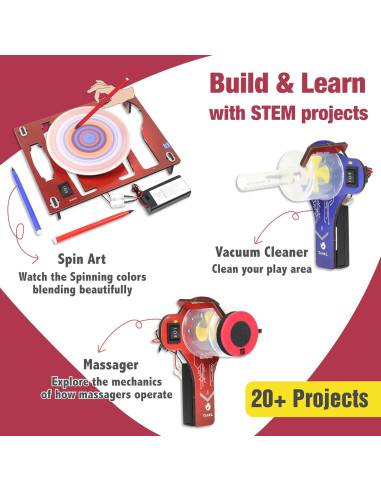 Kit STEM Butterfly Edufields 20 en 1 para Niños 8-12 Años