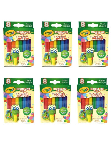 Arcilla para Modelar Crayola 136 g 8 Colores Básicos