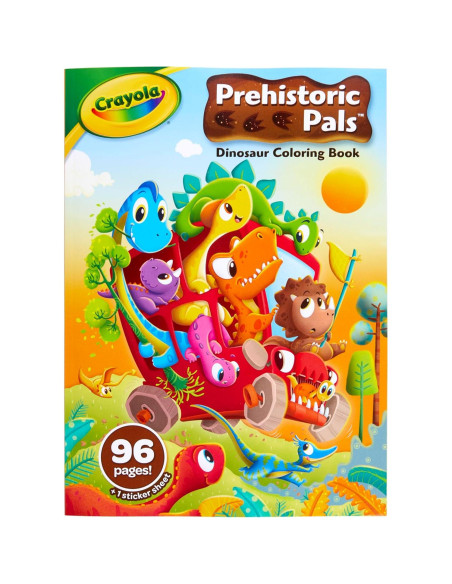 Libro para Colorear Crayola Dinosaurios 96 Páginas Niños