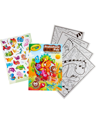 Libro para Colorear Crayola Dinosaurios 96 Páginas Niños