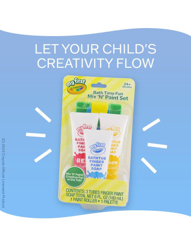 Juego de Pintura para Baño Crayola - 3 Colores y Rodillo