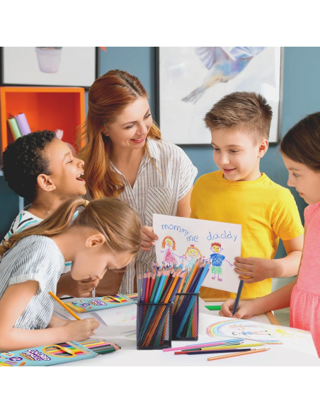 144 Lápices de Colores Toidgy Pre-afilados para Niños