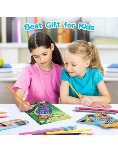 Paquete de 480 Lápices de Colores Toidgy para Niños y Adultos