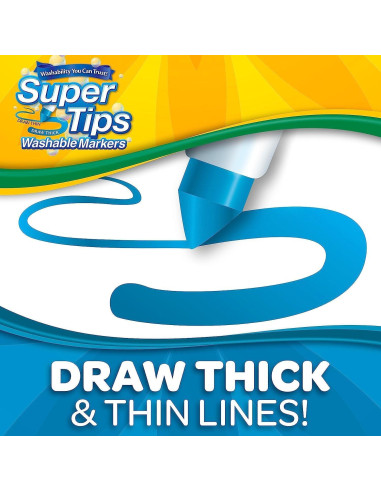 Marcadores Lavables Los Mega Ofertas 10 Colores con Plantillas