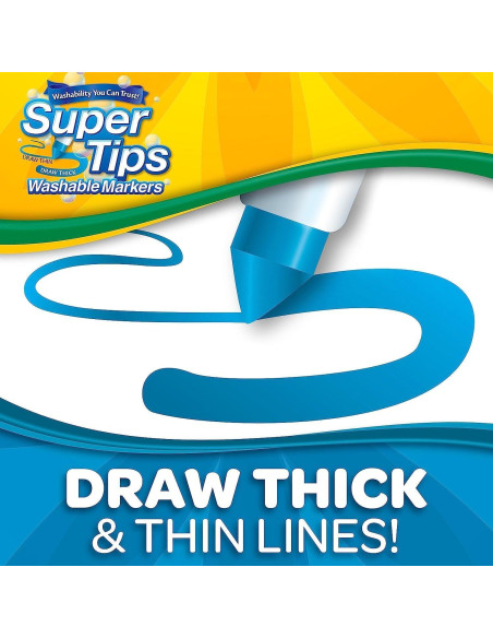 Marcadores Lavables Los Mega Ofertas 10 Colores con Plantillas