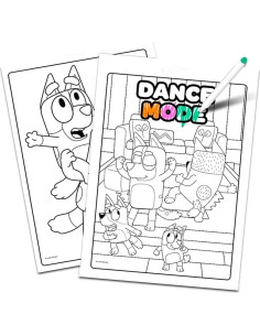 Set de Colorear Bluey Imagine Ink con 16 Páginas y Marcadores 2