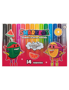 Smarkers Scentco Marcadores Aromáticos Lavables 14 Colores
