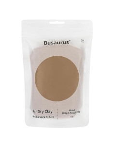 Arcilla Mágica Busaurus 100g Marrón No Tóxica y Suave