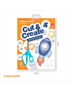 Libro de Actividades Fiskars con Tijeras para Niños 12,7 cm 2