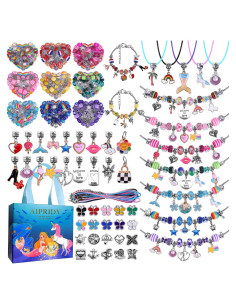 Kit de Fabricación de Pulseras AIPRIDY 150 Piezas Unicornio Sirena