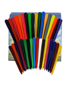 Crayones Triangulares Fengirl - 36 Colores Lavables para Niños