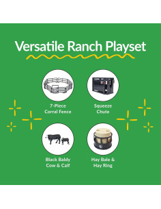 Juego de Rancho 12 Piezas Big Country Toys - Animales de Granja 2