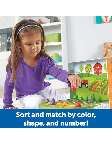 Juego de Clasificación de Verduras Learning Resources - 46 Piezas