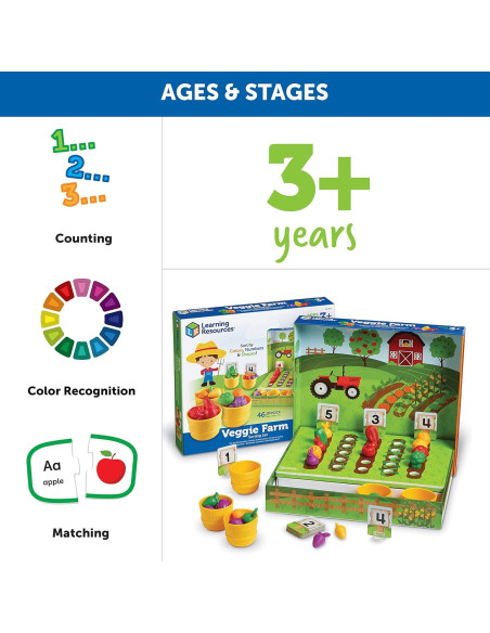 Juego de Clasificación de Verduras Learning Resources - 46 Piezas