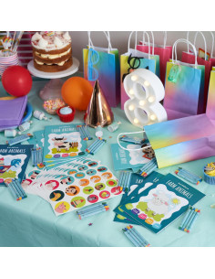 Libros de Colorear Mini THE TWIDDLERS 12 Pzs Animales 2