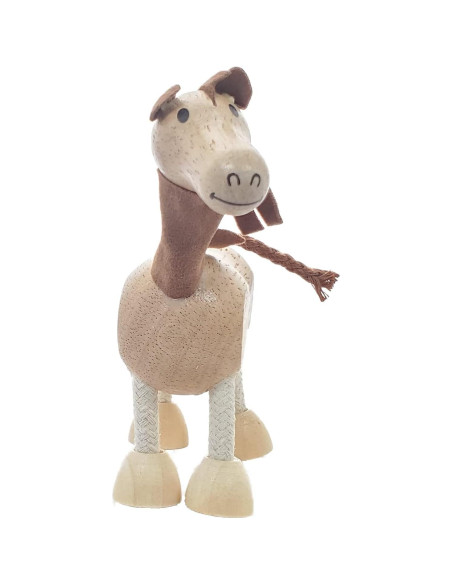 Juguetes de Animales de Granja TEKOR - Madera Natural 4 Piezas