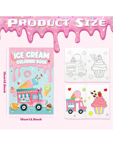 24 Libros de Colorear para Niños Cinrobiye 6x4 cm Diversión