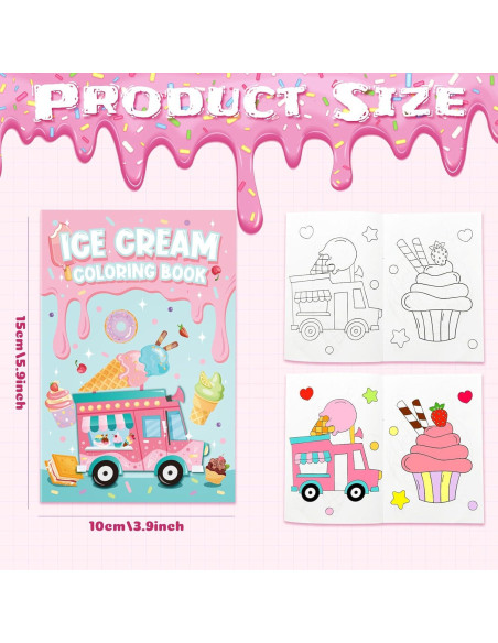 24 Libros de Colorear para Niños Cinrobiye 6x4 cm Diversión