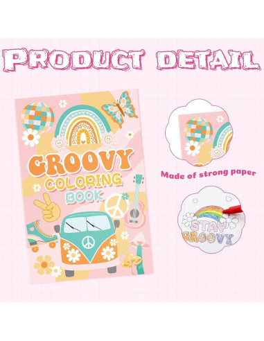 24 Libros de Colorear para Niños Cinrobiye 6x4 cm Diversión