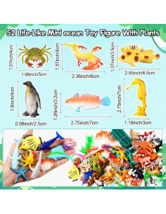 105 Piezas Juguetes de Animales Safari WinnerWhy Realistas 2