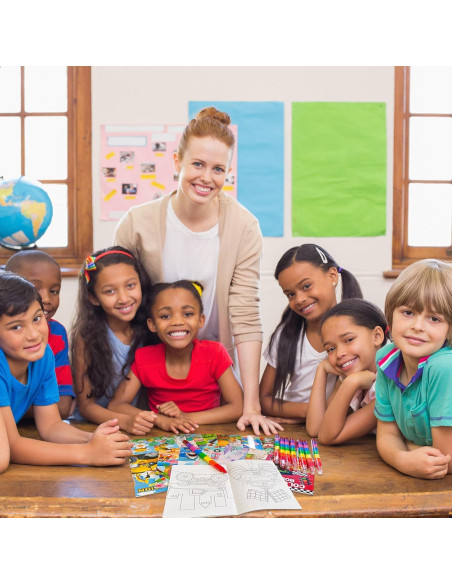 24 Libros de Colorear para Niños Cinrobiye 6x4 cm Diversión