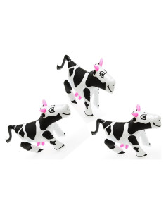 Vacas Inflables Happy Deals Set 3 Piezas Decorativas