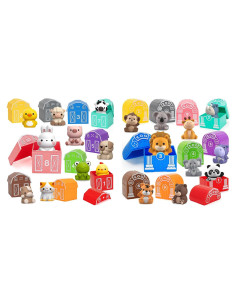 Juguetes de Aprendizaje Aigybobo 40 Piezas Animales Montessori