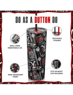 Vaso Térmico Aislado Dragon Glassware 24 oz Yellowstone 2