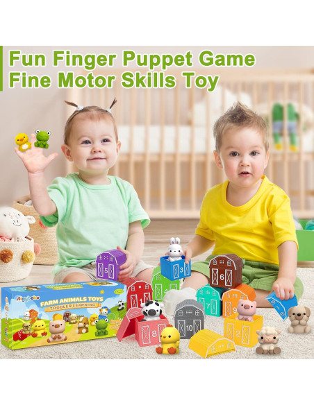 Juguetes de Aprendizaje Aigybobo 40 Piezas Animales Montessori