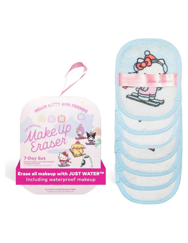 MakeUp Eraser Hello Kitty 7 Días Desmaquillante Reutilizable