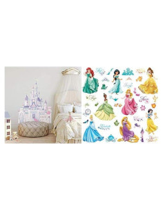 Calcomanías de Pared Disney Princesa RoomMates 37 Piezas
